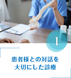 患者様との対話を大切にした診療